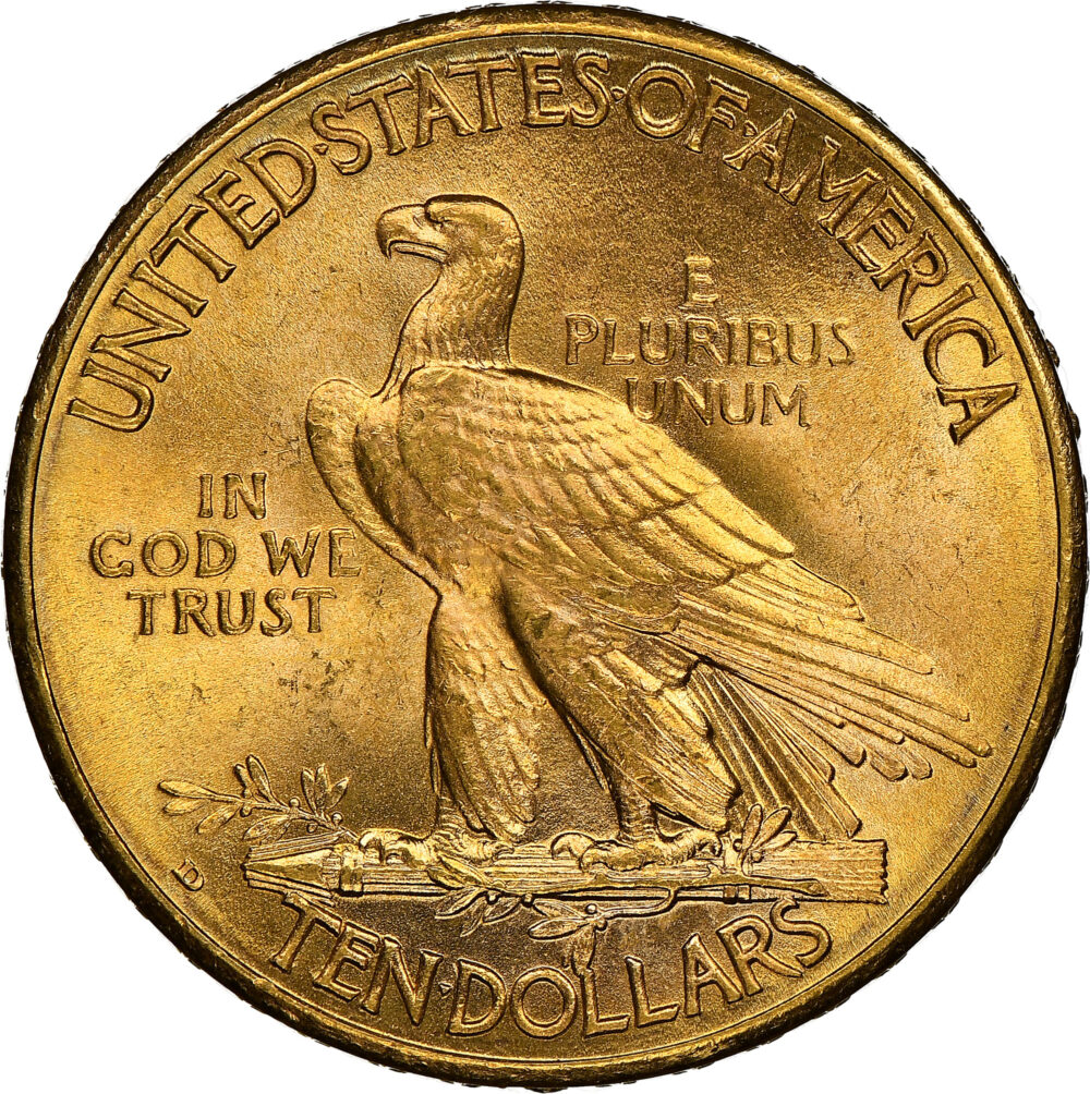 1910-D Gold Indian Head Coin - Image 2