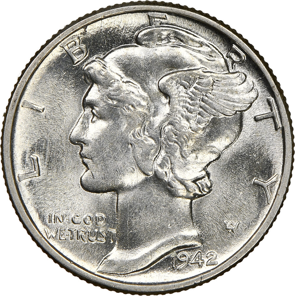 1942 Mercury Dime (Uncirculated)