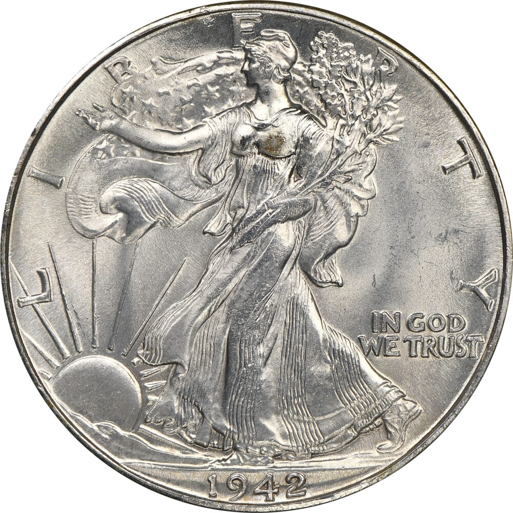 1942 Walking Liberty 50C (Uncirculated)