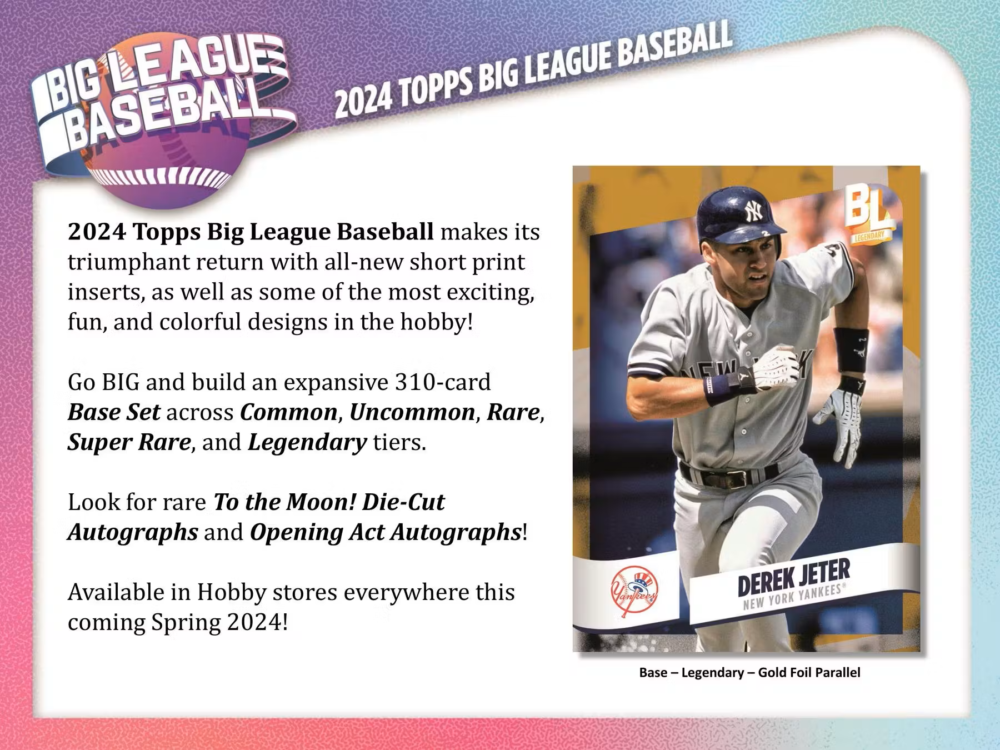 2024 Topps Big League Baseball Hobby Packs - Image 2